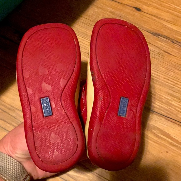 Keds toddler shoes size 5 1/2 red. Only wore once. - Picture 2 of 4